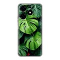 Дизайнерский силиконовый с усиленными углами чехол для Tecno Spark 10 Листья