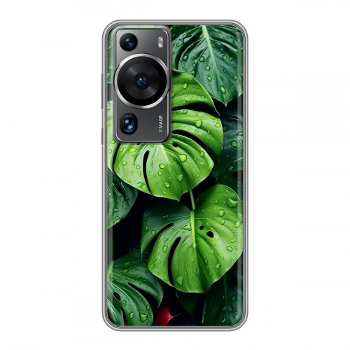 Дизайнерский силиконовый чехол для Huawei P60 Листья