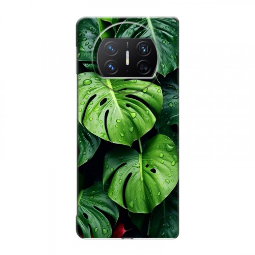 Дизайнерский пластиковый чехол для Huawei Mate X3 Листья