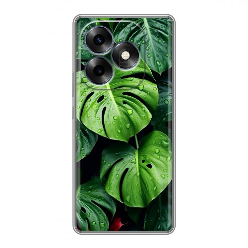 Дизайнерский силиконовый чехол для Itel S23 Plus Листья