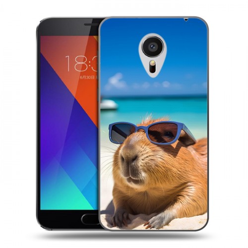 Дизайнерский пластиковый чехол для Meizu MX5 Капибара