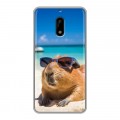 Дизайнерский пластиковый чехол для Nokia 6 Капибара