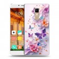 Дизайнерский пластиковый чехол для Elephone S3 цветы бабочки