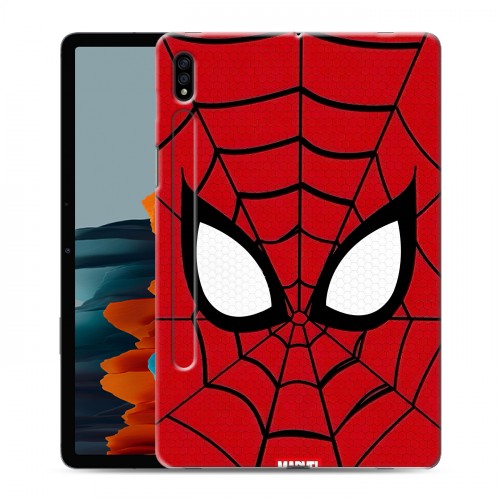 Дизайнерский силиконовый чехол для Samsung Galaxy Tab S7 человек паук spiderman