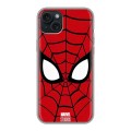 Дизайнерский силиконовый чехол для Iphone 15 Plus человек паук spiderman