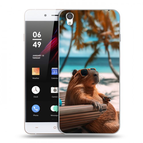 Дизайнерский пластиковый чехол для OnePlus X Капибара
