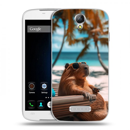 Дизайнерский силиконовый чехол для Doogee X6 Капибара