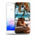 Дизайнерский пластиковый чехол для Meizu M3E Капибара