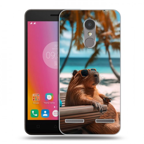 Дизайнерский пластиковый чехол для Lenovo K6 Капибара