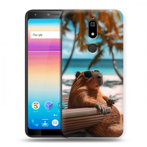 Дизайнерский силиконовый чехол для BQ Space X Капибара