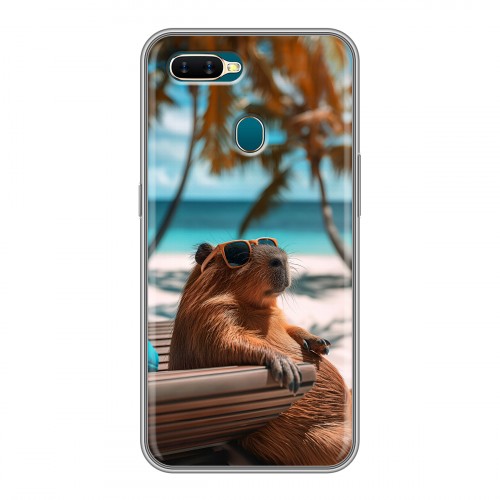 Дизайнерский силиконовый чехол для OPPO AX7 Капибара