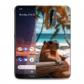 Дизайнерский силиконовый чехол для Nokia 3.2 Капибара