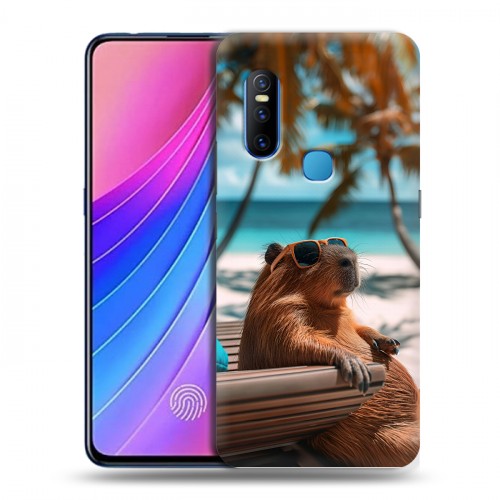 Дизайнерский пластиковый чехол для Vivo V15 Капибара