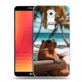 Дизайнерский пластиковый чехол для LG Optimus G2 Капибара
