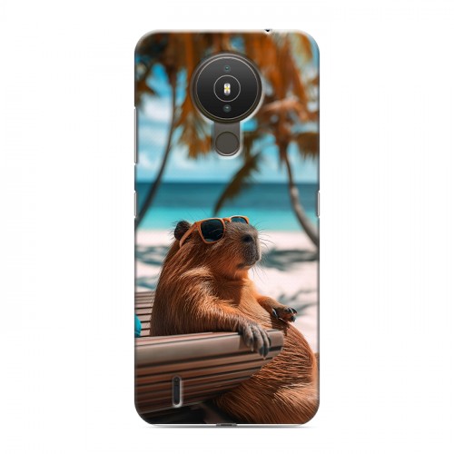 Дизайнерский силиконовый чехол для Nokia 1.4 Капибара