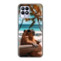 Дизайнерский силиконовый чехол для Realme 8i Капибара