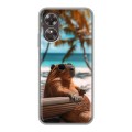 Дизайнерский пластиковый чехол для OPPO A17 Капибара