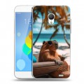 Дизайнерский пластиковый чехол для  Meizu MX3 Капибара