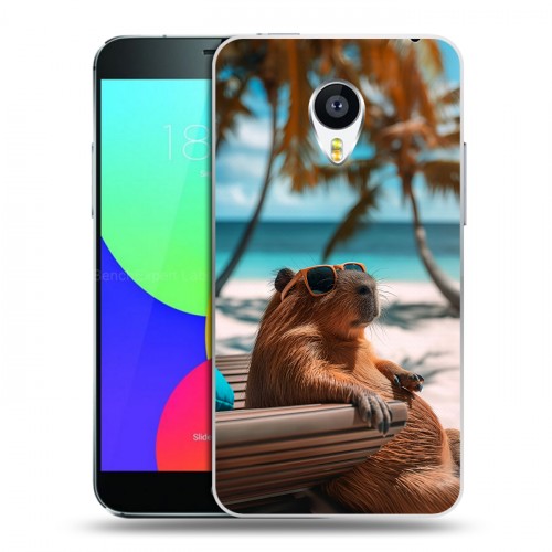 Дизайнерский пластиковый чехол для Meizu MX4 Капибара