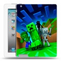 Дизайнерский пластиковый чехол для Ipad 2/3/4 Майнкрафт