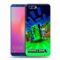 Дизайнерский пластиковый чехол для Huawei Honor View 10 Майнкрафт