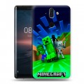 Дизайнерский силиконовый чехол для Nokia 8 Sirocco Майнкрафт