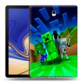Дизайнерский силиконовый чехол для Samsung Galaxy Tab S4 Майнкрафт