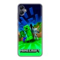 Дизайнерский силиконовый чехол для Samsung Galaxy A05 Майнкрафт