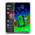 Дизайнерский пластиковый чехол для Nokia X Майнкрафт