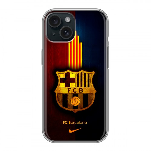 Дизайнерский силиконовый чехол для Iphone 15 Барселона Barcelona