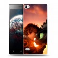 Дизайнерский пластиковый чехол для Lenovo Vibe X2 Как приручить дракона