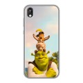 Дизайнерский силиконовый чехол для Huawei Honor 8s Шрек Shrek