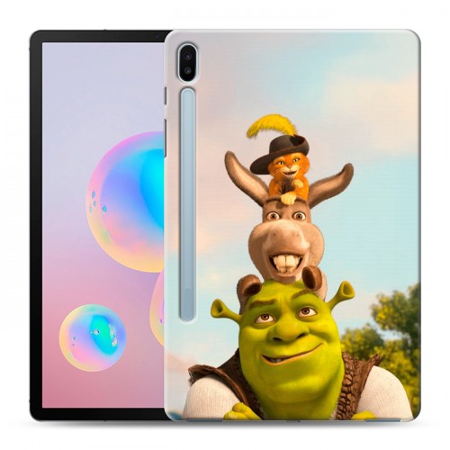 Дизайнерский силиконовый чехол для Samsung Galaxy Tab S6 Шрек Shrek