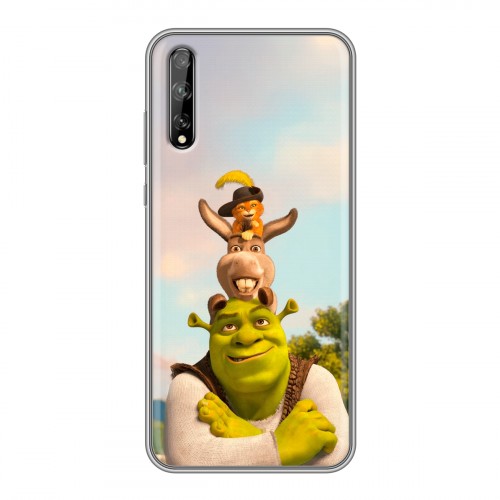 Дизайнерский силиконовый чехол для Huawei Y8p Шрек Shrek