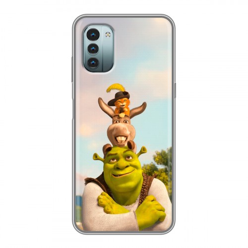 Дизайнерский силиконовый чехол для Nokia G11 Шрек Shrek
