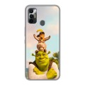 Дизайнерский силиконовый чехол для Tecno Spark 7 Шрек Shrek
