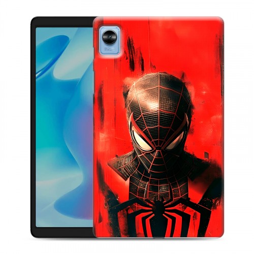 Дизайнерский силиконовый чехол для Realme Pad Mini человек паук spiderman