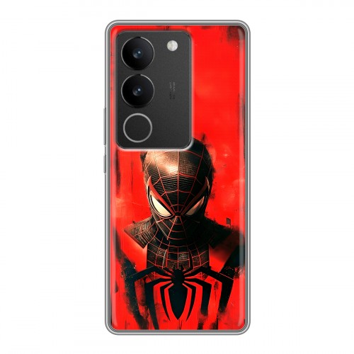 Дизайнерский силиконовый чехол для Vivo S17 человек паук spiderman