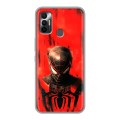 Дизайнерский силиконовый чехол для Tecno Spark 7 человек паук spiderman