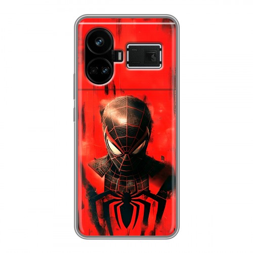 Дизайнерский силиконовый чехол для Realme GT5 человек паук spiderman