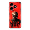 Дизайнерский силиконовый чехол для Tecno Spark Go 2024 человек паук spiderman
