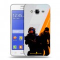 Дизайнерский пластиковый чехол для Samsung Galaxy J7 Контер страйк Counter strike