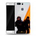 Дизайнерский пластиковый чехол для Huawei P9 Plus Контер страйк Counter strike