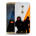 Дизайнерский пластиковый чехол для ZTE Axon 7 Контер страйк Counter strike