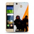 Дизайнерский пластиковый чехол для Huawei GR3 Контер страйк Counter strike