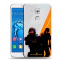 Дизайнерский пластиковый чехол для Huawei Nova Plus Контер страйк Counter strike