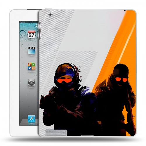 Дизайнерский пластиковый чехол для Ipad 2/3/4 Контер страйк Counter strike