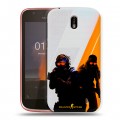 Дизайнерский пластиковый чехол для Nokia 1 Контер страйк Counter strike