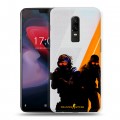 Дизайнерский пластиковый чехол для OnePlus 6 Контер страйк Counter strike