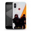 Дизайнерский пластиковый чехол для Xiaomi Mi8 SE Контер страйк Counter strike